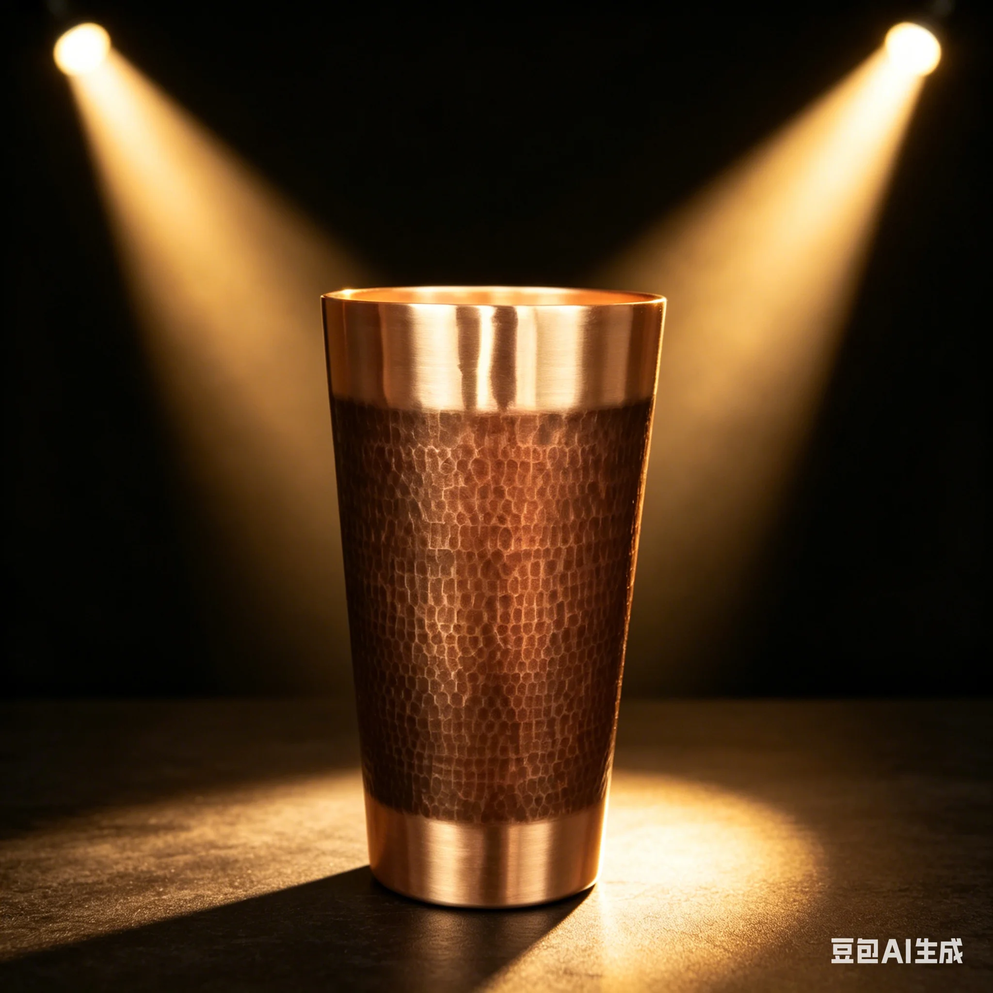 Handcrafted 500ml Vintage Pure Copper Tumbler Hammer Engraved Texture for Moscow Mule Beer Coffee Tea Water