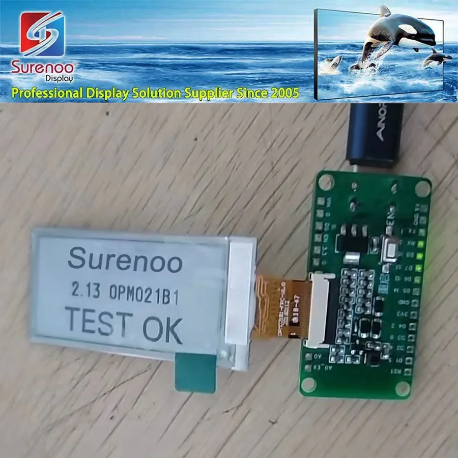 OPM021B1 2.13" e-Ink Display Screen for Netatmo Pro Smart Thermostat (NTH-PRO) V2 NTH01 for Netatmo N3A-THM02 Replacement Repair