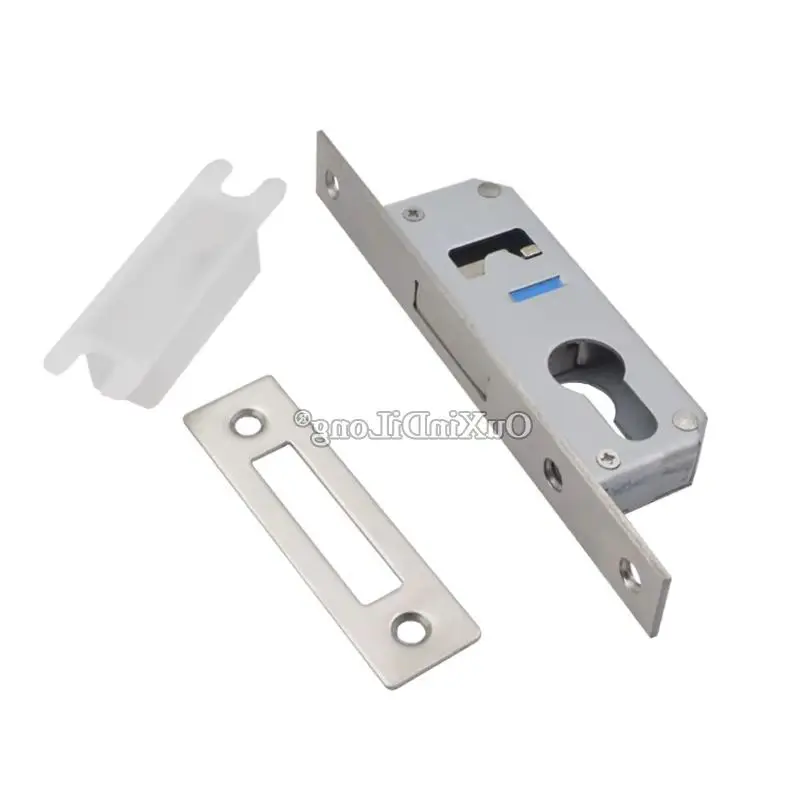 

European Narrow Aluminium Alloy Floor Lock 20D/25D/30D/35D Framed Glass/Floor Spring/Plastic Steel Door Lock body Auxiliary Lock