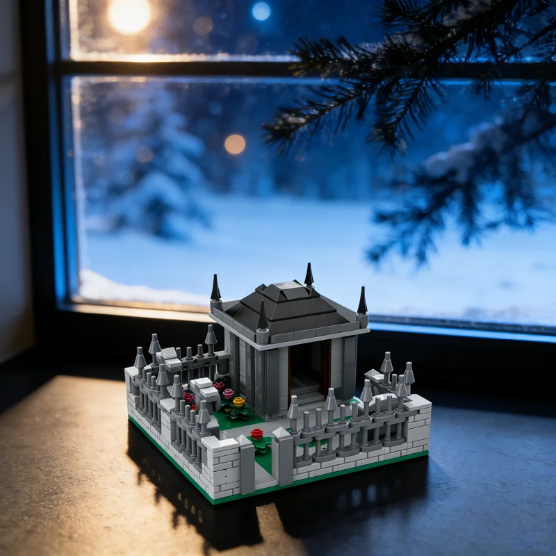 

508pcs MOC Castle Lumbridge Graveyard Model Building Blocks Construction Christmas Gifts Toys DIY Idea Creative Brick Education