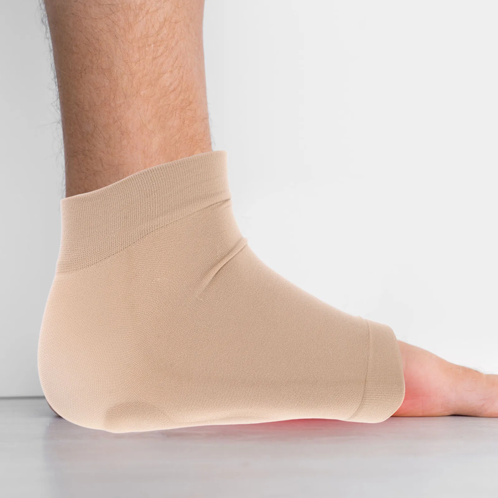 

1Pair Ankle Brace Heel Sleeves Open Toe Design Softening Cracked Heels Moisturizing Heel Sleeve Socks Breathable Protector