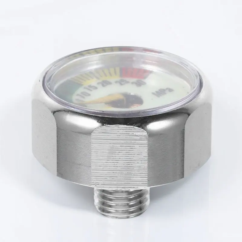 Luminous Scuba Pressure Gauge 30M Waterproof Cylinder Depth Gauge Night Diving Accurate Display Underwater Dive Cylinder Monitor