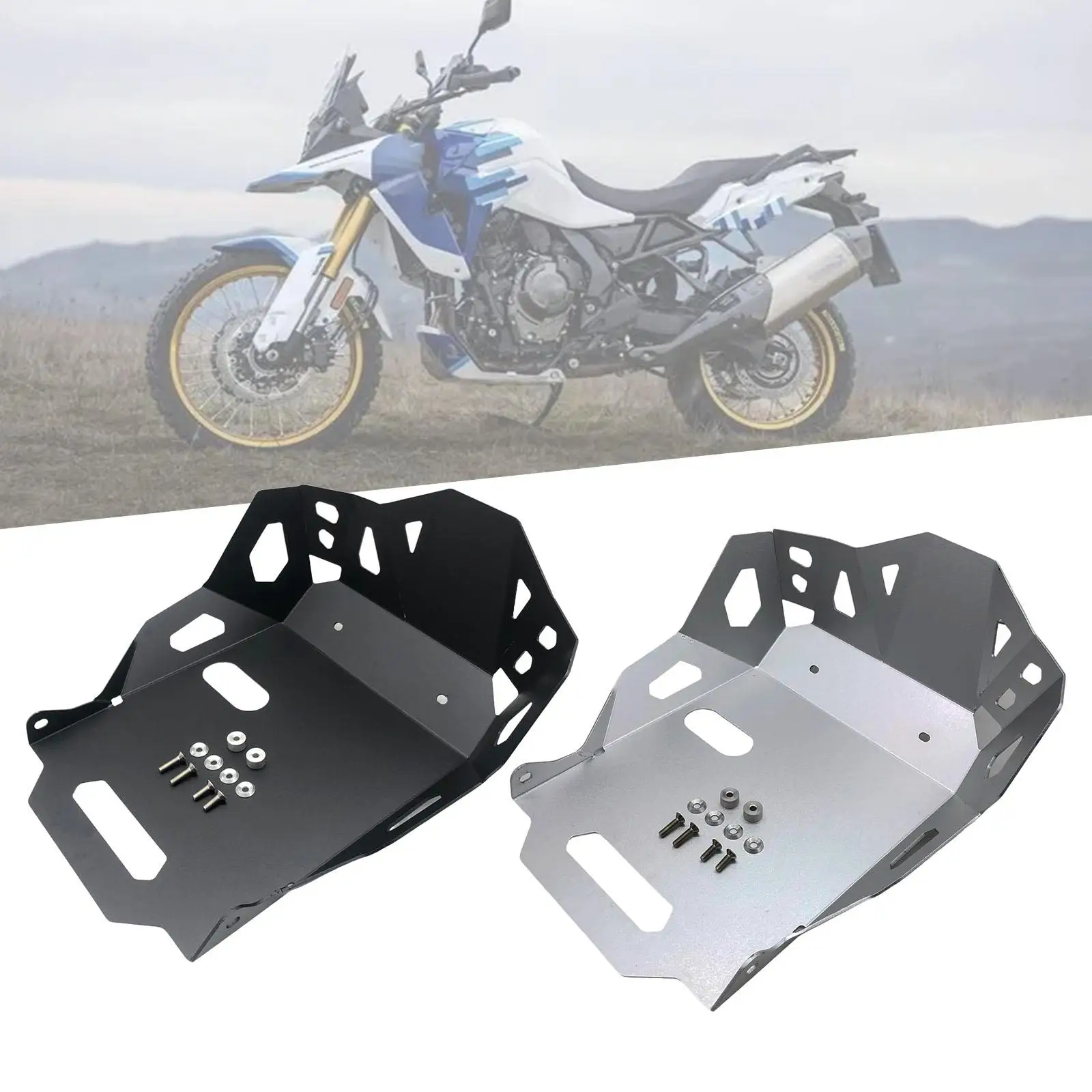 

Motorcycle Skid Bash Plate Direct Replaces Motorbike Accessories Repair Parts Belly Pan Skid Plate for Suzuki V-strom 800DE