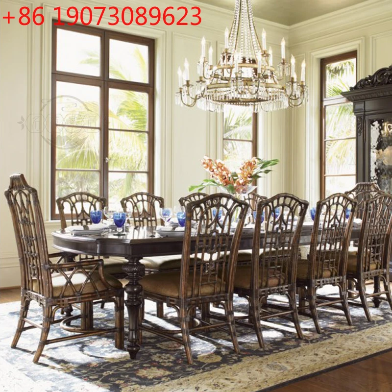 

Американский сельский массив дерева, Интернет-знаменитости, ретро, старый квадратный обеденный стол, светильник, роскошный простой модный компьютерный стол