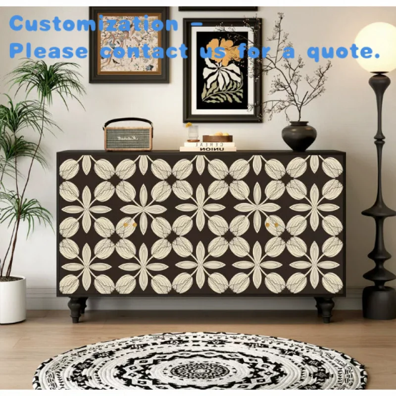 

custom.Custom Solid Wood French Vintage Sideboard | Fully Customizable Storage Cabinet Living Room, Bedroom, Hotel & Homesta