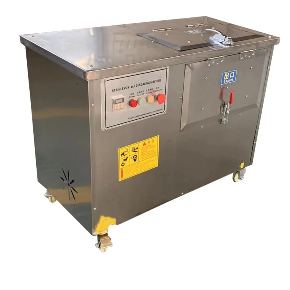 300-500KG/H Industrial Fully Automatic Fish Scale Removal Electric Stainless Steel Fish Scale Removal Machine