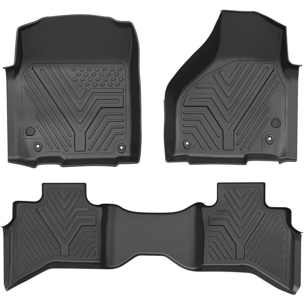 

All Weather 3D Molded TPE Floor Mats Liner for 2012-2018 Dodge Ram 1500 Quad Cab