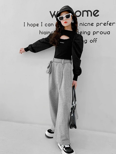 Teenage Girls Clothing Sets New Fashion Spring Streetwear Hip Hop 