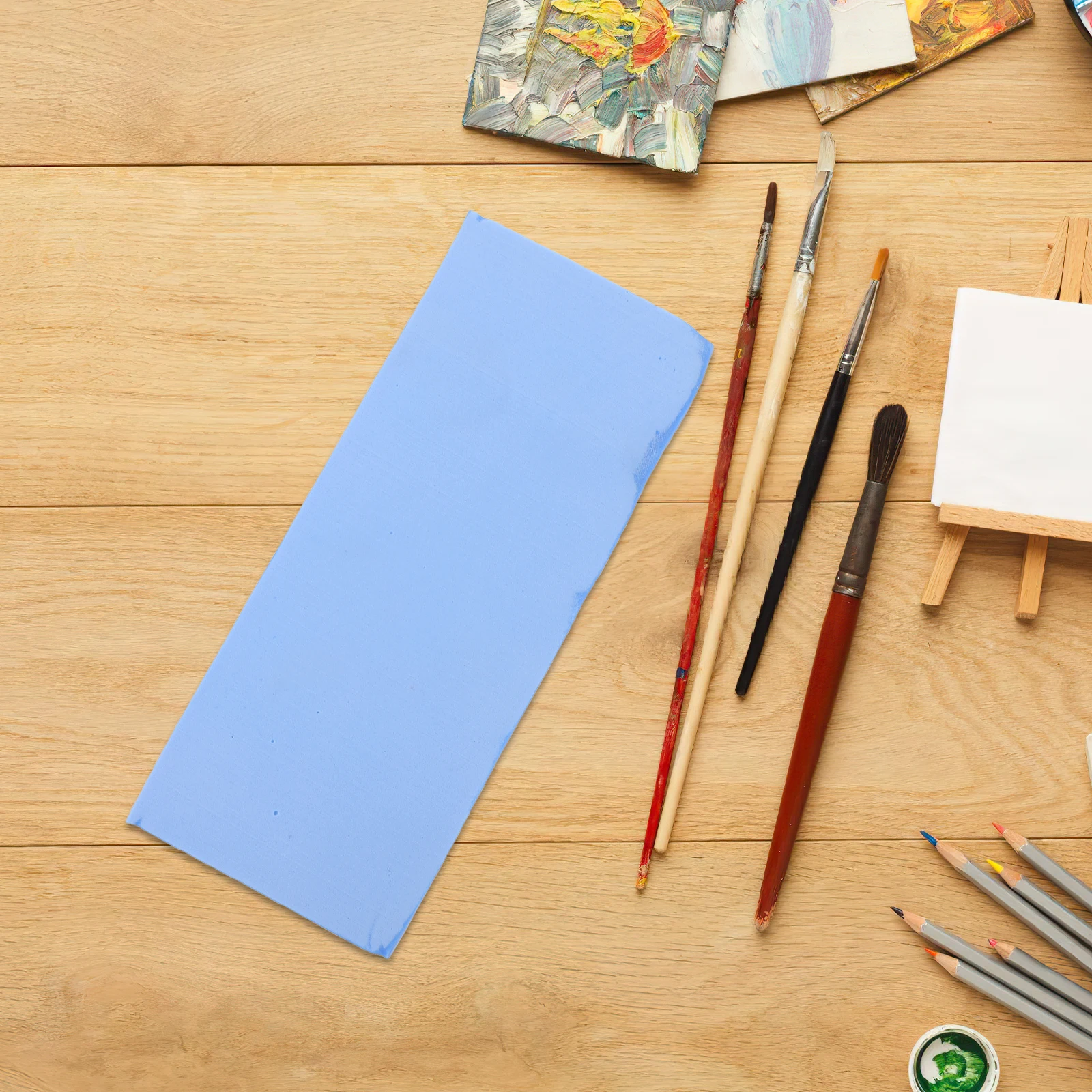 

3Pcs DIY Graffiti Art Sponges Water Absorbent Colored Repeated Use Convenient Painting Sponge Moisturizing Sponge