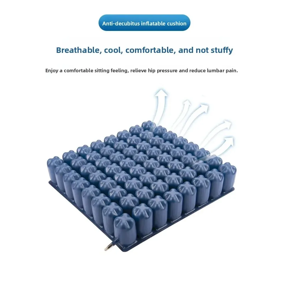 Medical Grade Inflatable Air Cell Cushion for Wheelchair | Pressure Relief, Anti-Decubitus Seat Pad