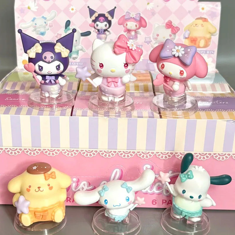 

Официальная магнитная декоративная глухая коробка Sanrio Little Cupid, магниты на холодильник Hello Kitty, подарок на фестиваль Qixi, игрушки-сюрпризы