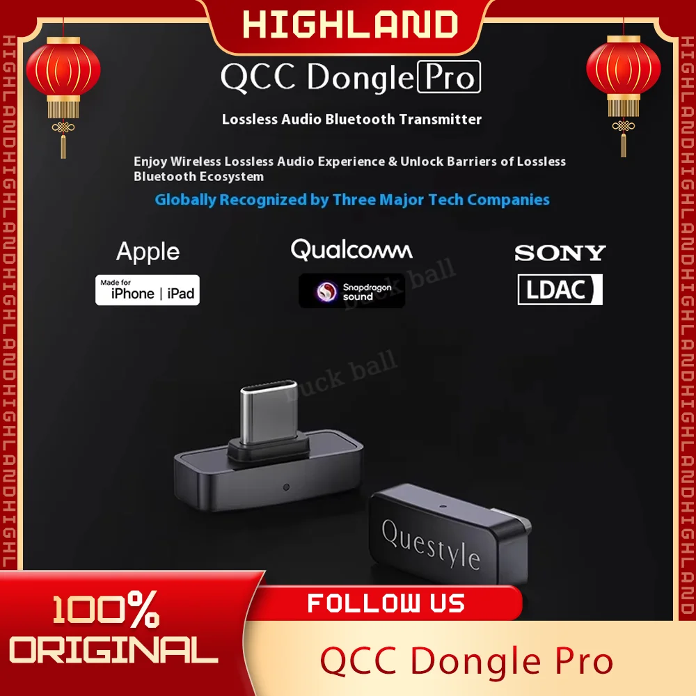 【新品未開封] Questyle QCC Dongle Pro LDAC Questyle QCC Dongle Pro LDAC Lossless Bluetooth 5.4 Transmitter