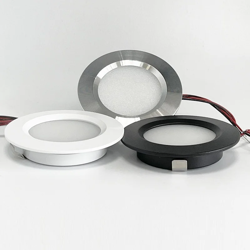 Mini Downlight Led 12V 24V 3W Recessed Ceiling Spotlight Dimmable Interior Kitchen Living Room Cabinets RV Boat Lamp Down Light