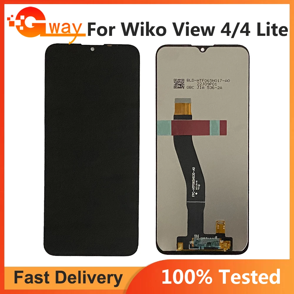 For WIKO VIEW 4 W-V830 LCD Display Touch Screen Sensor Assembly Replacement WIKO View 4 Lite W-V730 LCD Display Repair Sensor