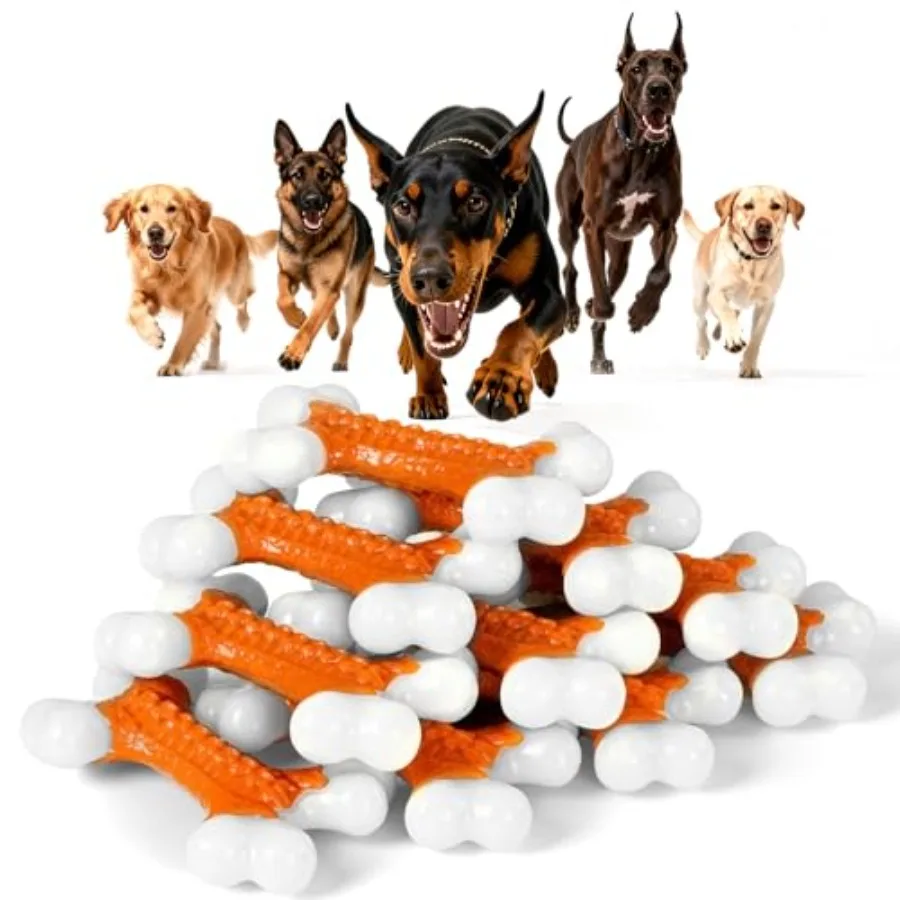 

Набор из 10 прочных нейлоновых игрушек для собак: косточки для крупных пород, жевательные игрушки для щенков, для средних собак, для агрессивных грызунов, в форме арахиса