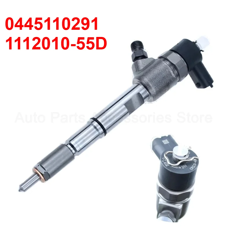 

111201055D‌ New Diesel Fuel Injector Nozzle Assy For BAW Fenix FAW CA4DC 4JB1 Engine 0445110291