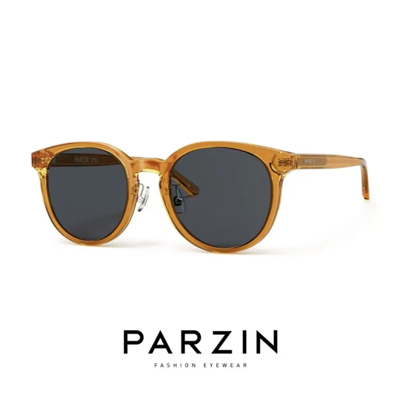 

PARZIN Новое поступление, женские солнцезащитные очки в стиле ретро, легкие солнцезащитные очки в круглой оправе, мужские солнцезащитные очки с защитой от ультрафиолета 91509