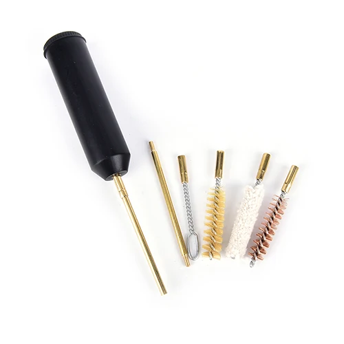 1/7Pcs/Set Hand Gun Rod Brush Pocket Size Pistol Cleaning Kit For Pistols Cal.38/357/9Mm Outdoor Gun Cleaning Tools