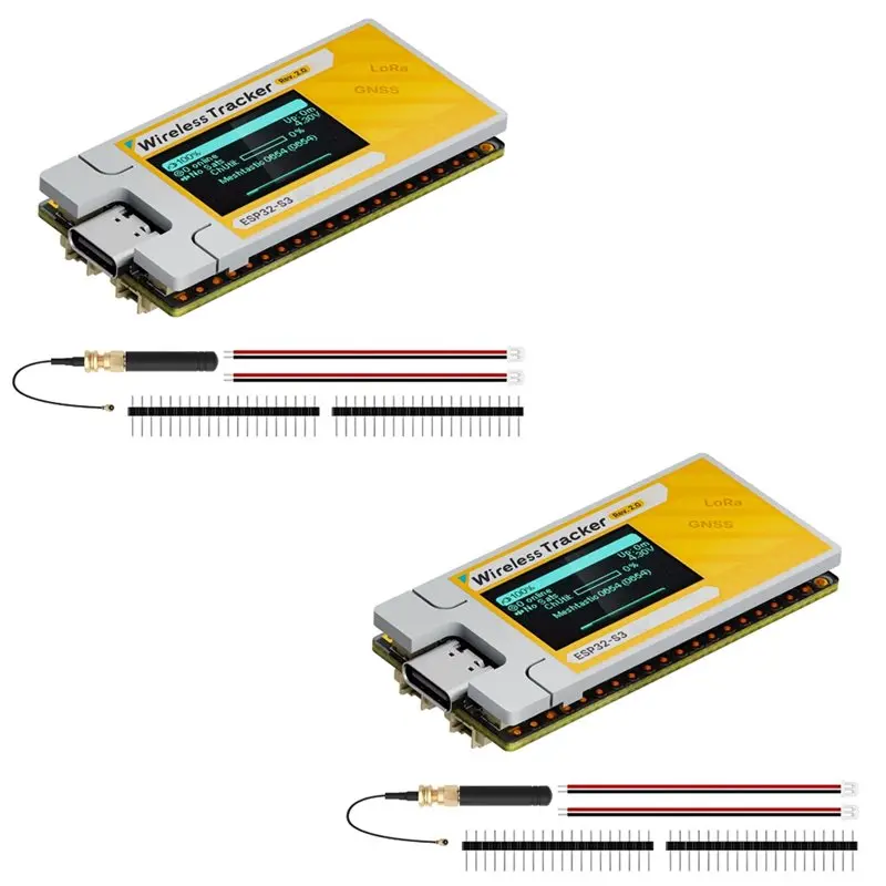 

2PCS Heltec Wireless Tracker V2 Meshtastic ESP32S3 Lora Node Meshcore For Asset Tracking