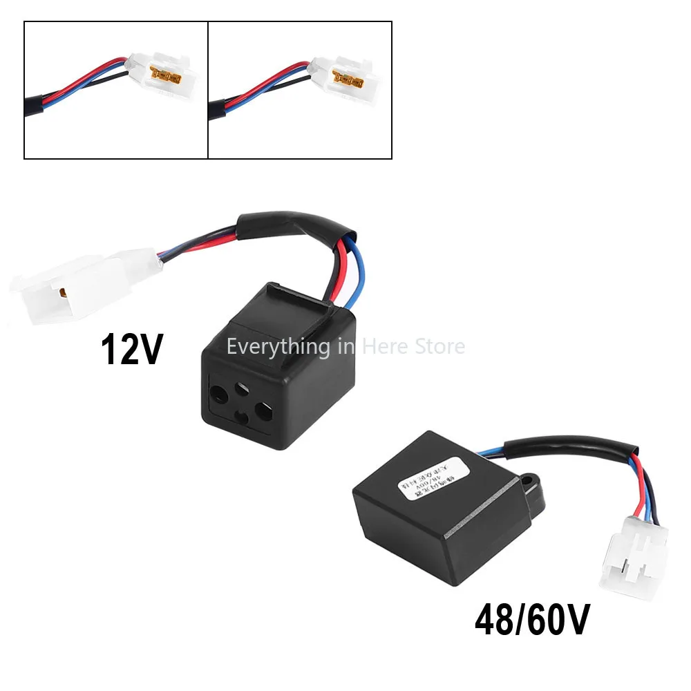 3-Wire 48/60V LED Turn Signal Lights for Electric Bicycle Blinking Relay Turn Signal Flasher