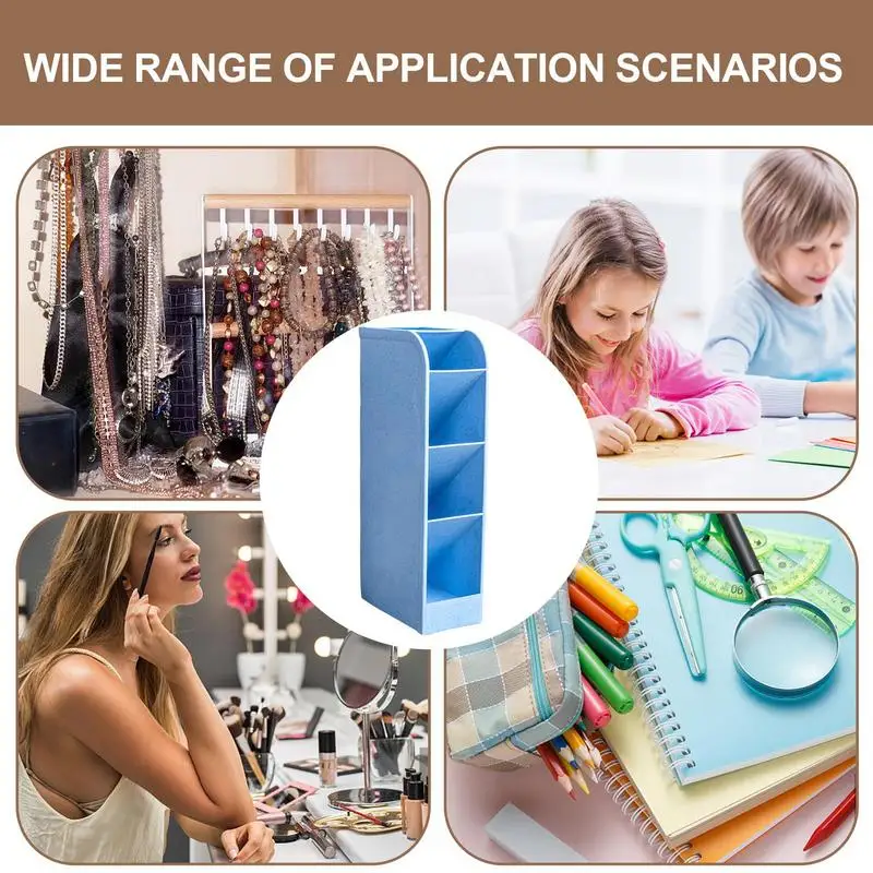 อุปกรณ์จัดระเบียบถาดเก็บเครื่องประดับใส่ปากกาขาตั้งอุปกรณ์จัดระเบียบกล่องเก็บของบนโต๊ะสำหรับใส่ปากกากล่องเครื่องเขียนในสำนักงาน