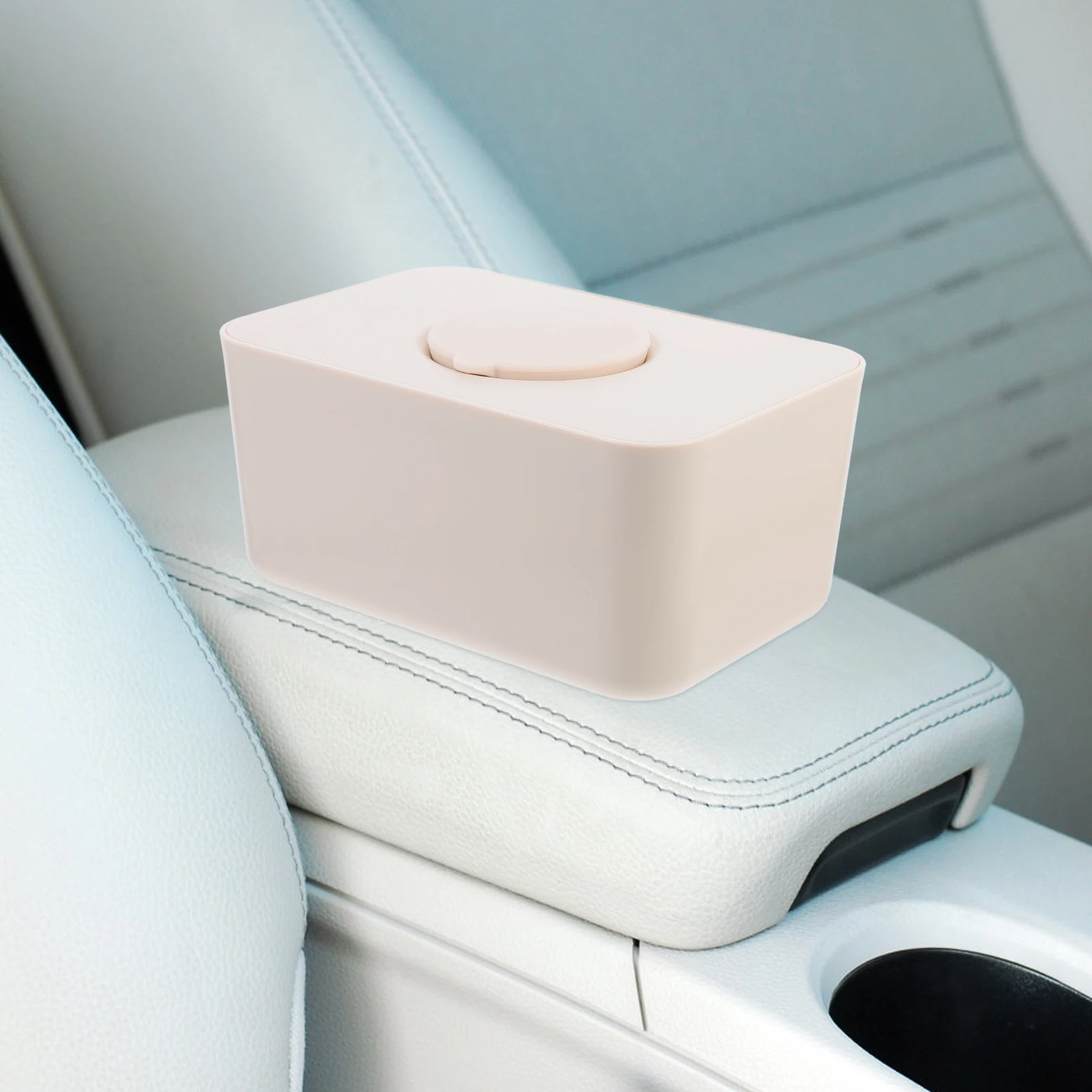 

Stylish Large Capacity Cover Rectangular Wet Dispenser Car Wet Sheets Living Room Household Storage Holder Office Tissue Box