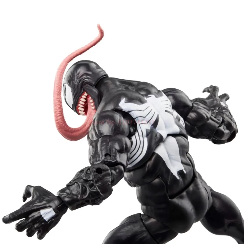 Marvel Legends Retro Venom Action Figure, Brinquedo Colecionável Genuíno, Presente de Aniversário, Decoração Desktop, 85 Anos, 6"