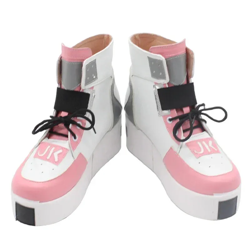 DY20 [حسب الطلب] أحذية جاكال التأثيرية عالية الكعب NIKKE آلهة النصر أنيمي لعب الأدوار الدعائم حفلة الهالوين كرنفال بولي Leather الجلود B