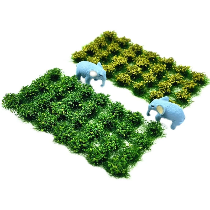 Scene shrubs grass clusters grass models military static scenes micro landscape architecture sand tables DIY handmade materials