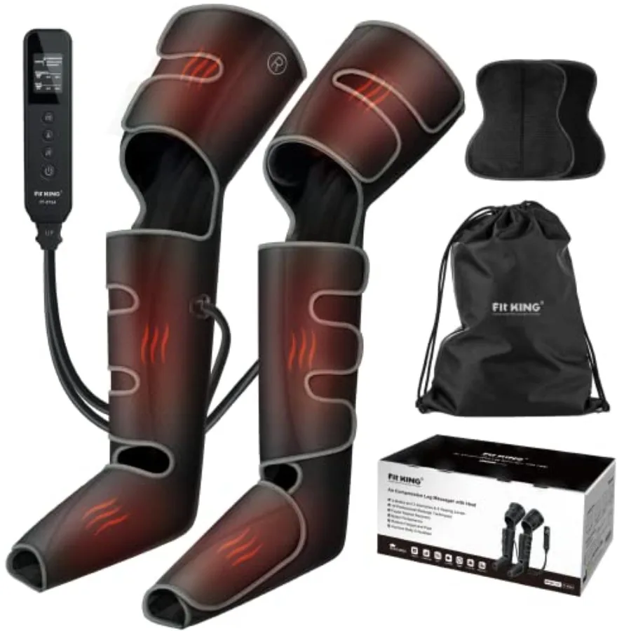 FIT KING Full Leg Massager with Heat and Compression
