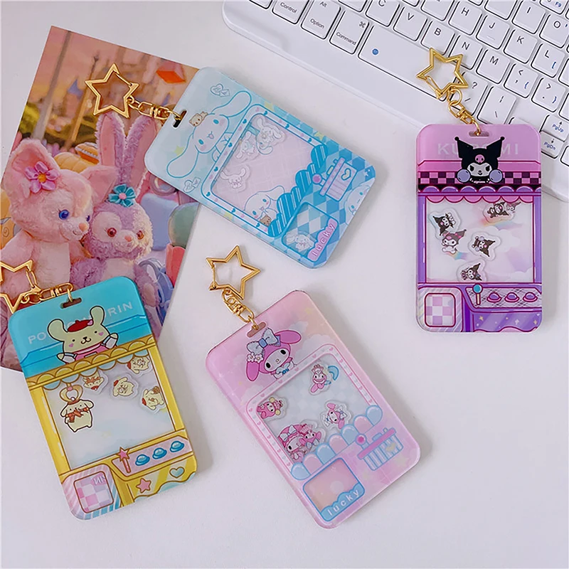 Kawaii Keychain Accessories Cute Anime Shaker Clip Doll Pendant Ornaments Girls Gift