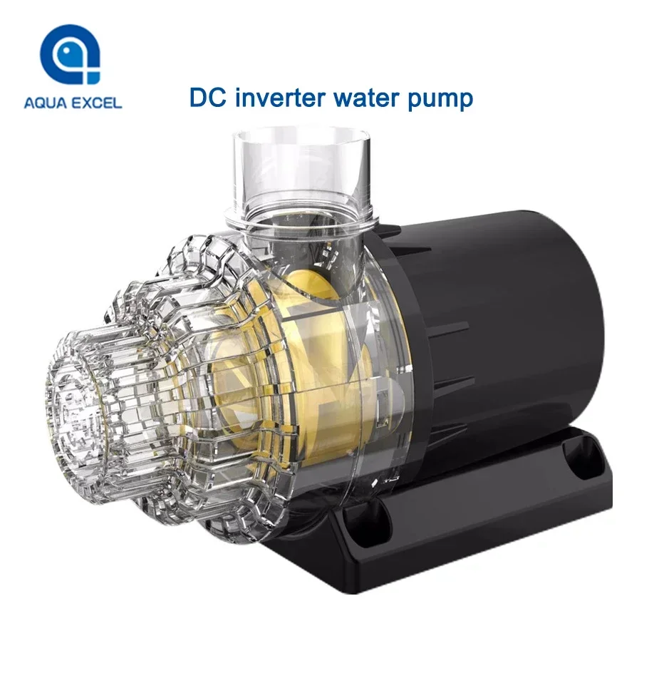 Aqua Excel Submersible DC Pump with Controllable Flow, Freshwater and Marine Enthusiasts, WiFi Control