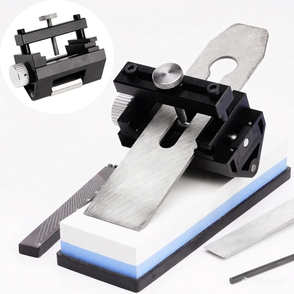 Honing Guide for Woodworking Chisels Plane Blades Carving Knives For Fine Sharpening Fixed Angle Sharpening Jig Aluminum Alloy