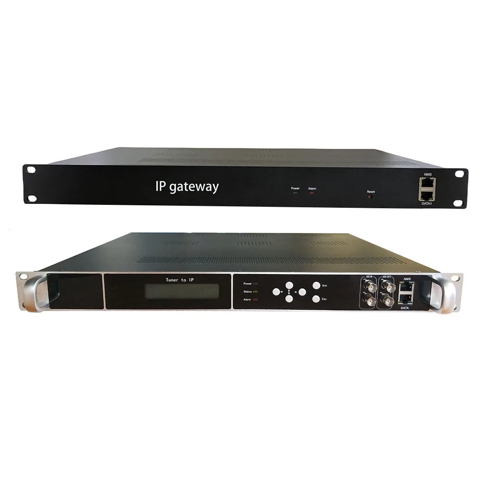 Tuner to IP Gateway CATV ENCODER Satellite receiver Dvb S2 to IP 8 channels 12 DVB-S2 to IP/ASI Gateway