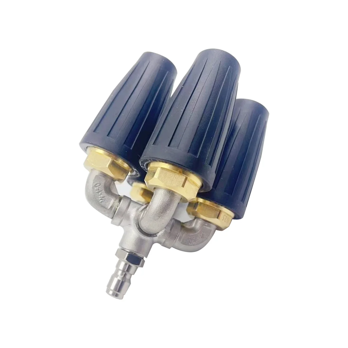 غسالة ضغط بفوهة توربينية جديدة 4 في 1، فتحة 2.0 رباعية، 360 درجة ° فوهة توربينية دوارة، موصل سريع 1/4 بوصة، أسود #2