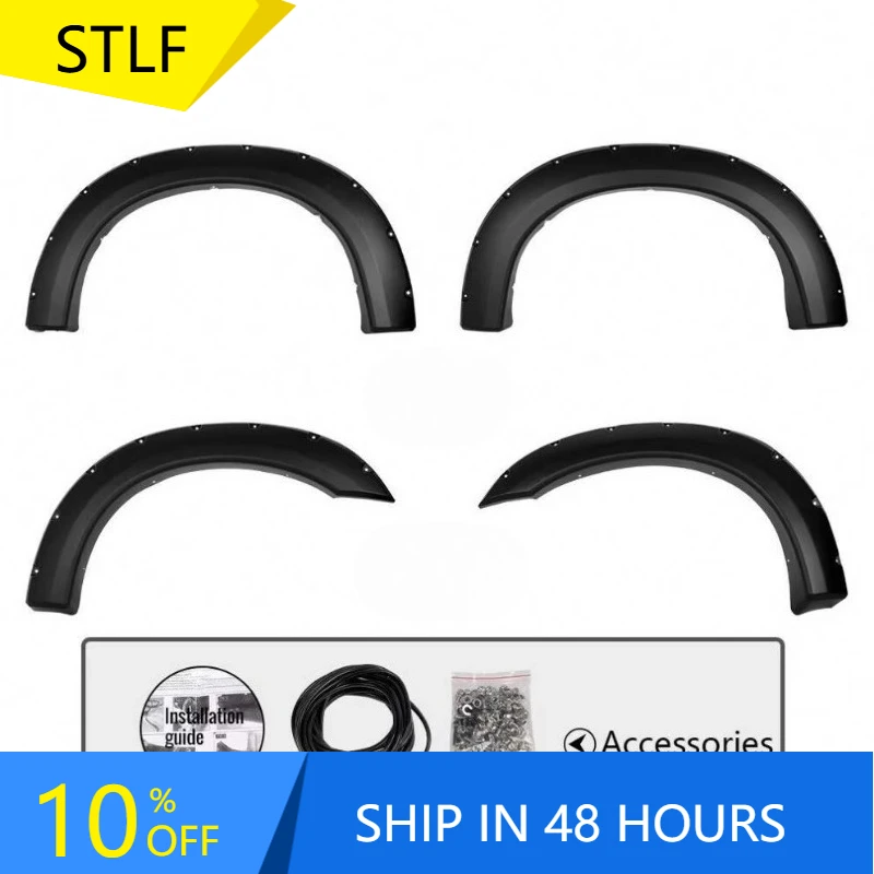 

Zuimi High-end Gobison 1999-2007 Raptor Accessories Textured Pocket Bolt/Rivet Fender Flares Wheel Cover For F250 F350 F450