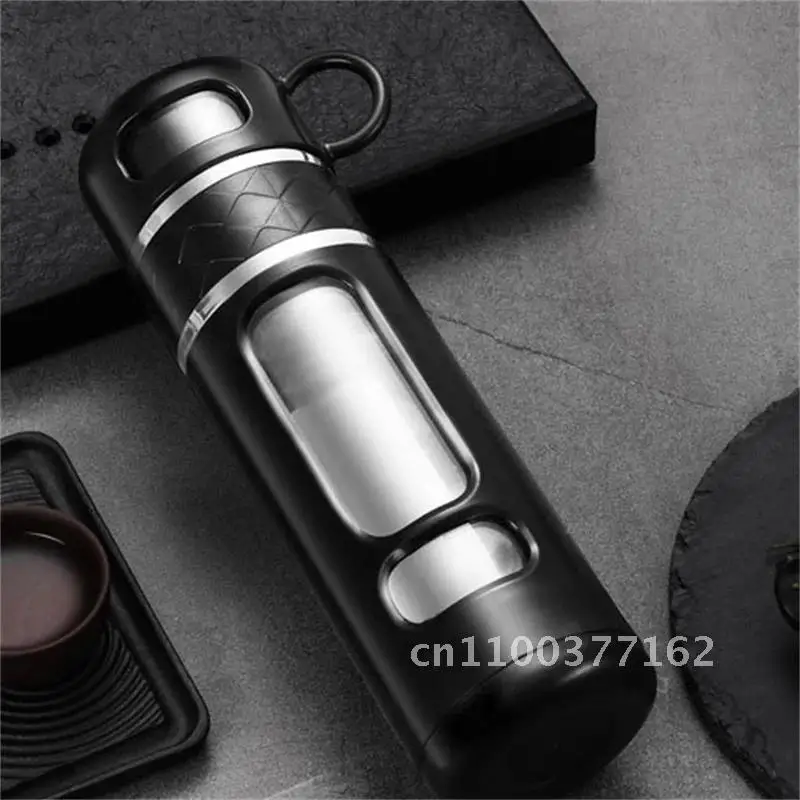 520ML Tea Water Bottle With Tea Filter High Filtering Borosilicate Water Cup Separation Glass Portable Tea Tumbler Bottle Water