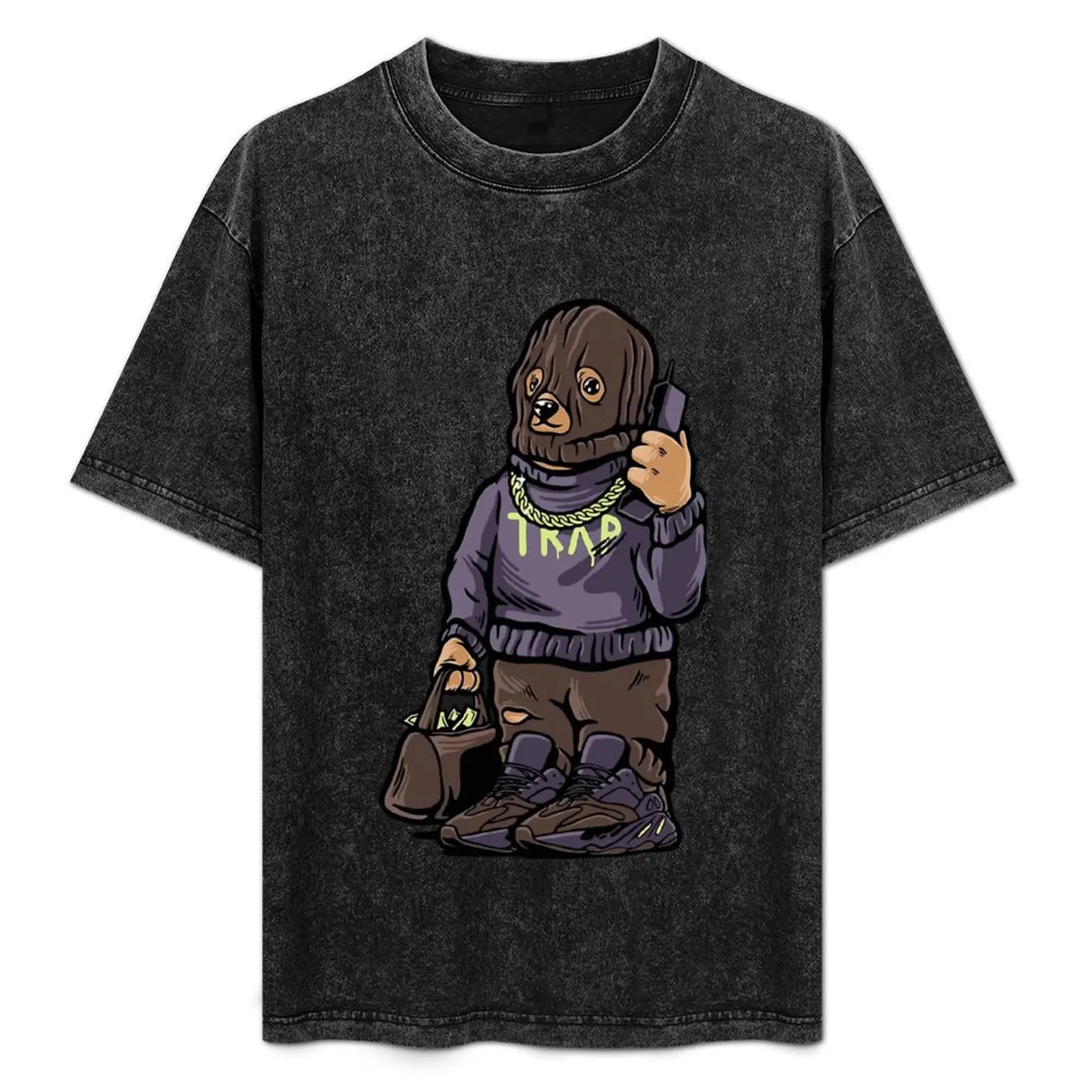 Camiseta Yeezy Boost Mauve 700 trap bear, camiseta ligera para entrenamiento en el gimnasio