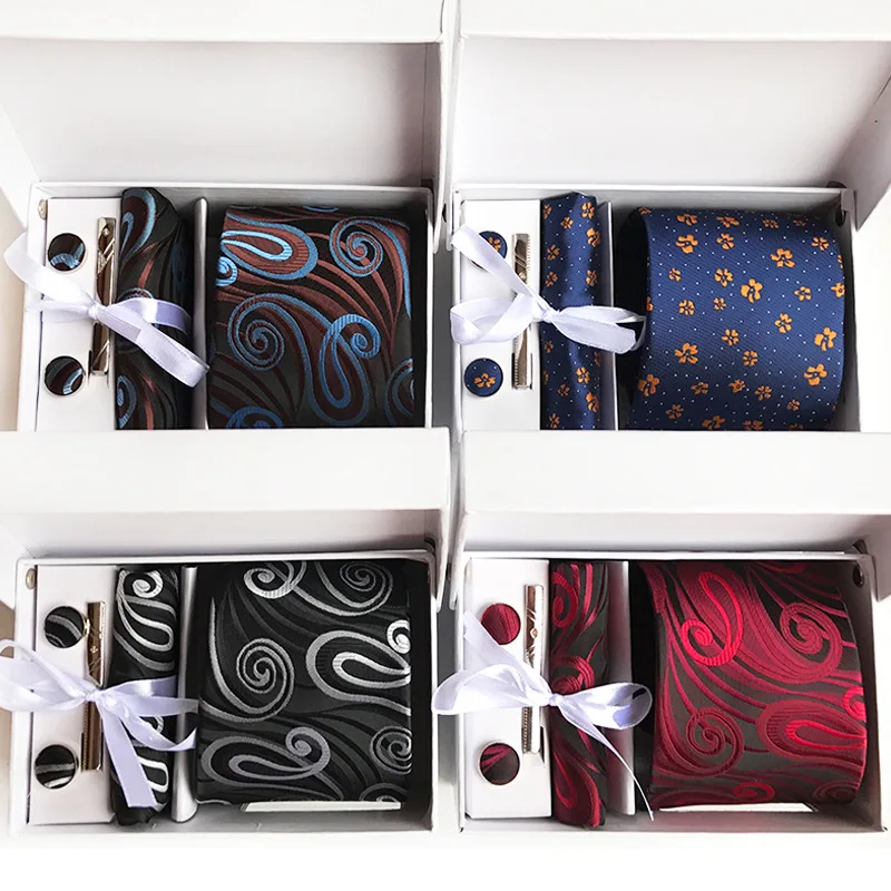 floral-print-cufflinks-clip-pocket-square-neck-tie-set-for-men-handkerchief-business-wedding-party-shirt-suit-necktie-scarf-gift