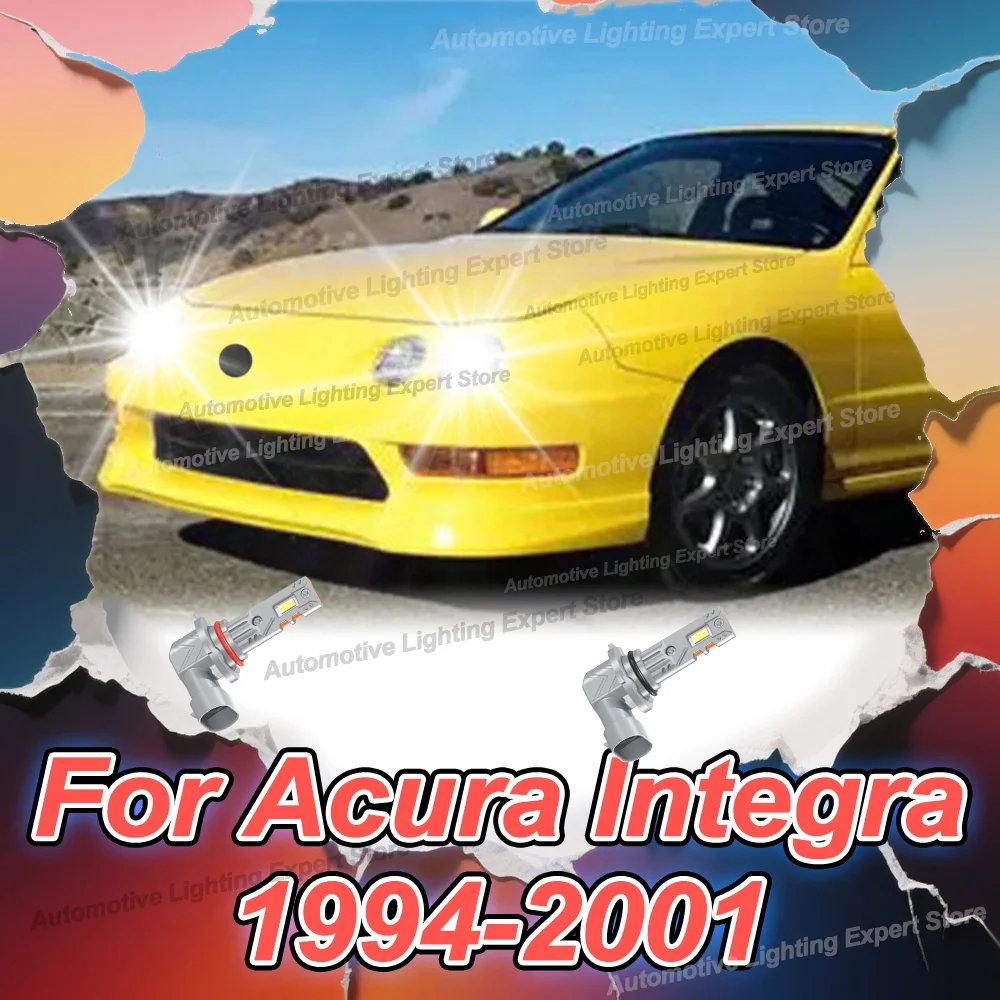 2/4Pcs 50000LM LED Canbus Car Headlight Plug-N-Play Bulbs For Acura Integra 1994-2001 1997 1998 1999 2000