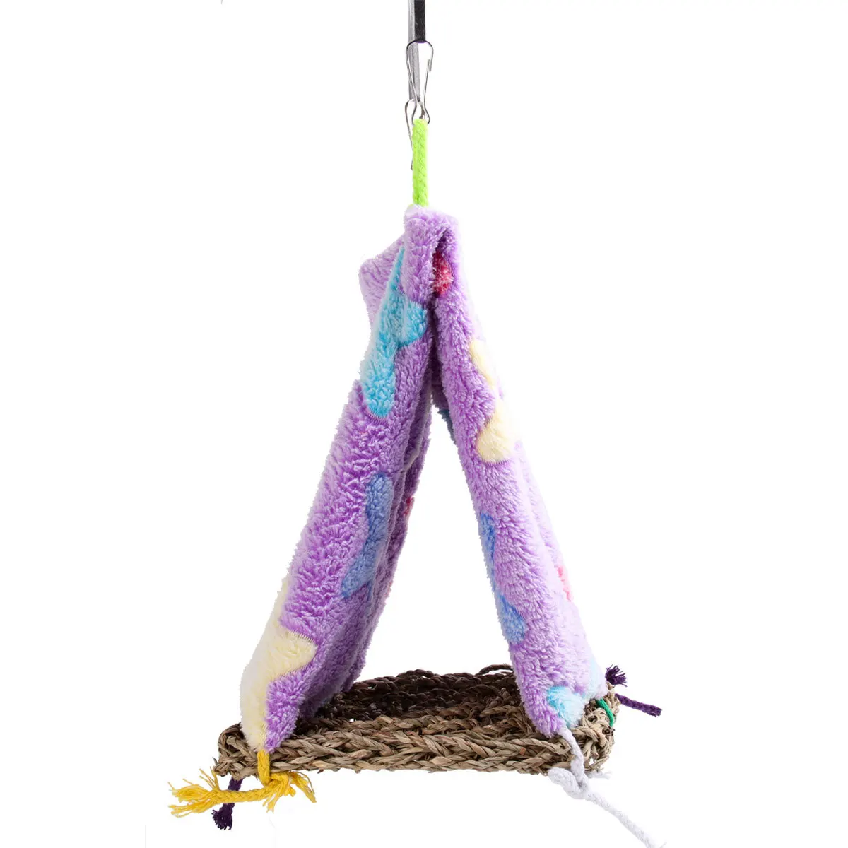 

Creative Bird Hammock Parrot Breeding Nest Bed Cage Bedding for Parrots Random Color Pet Tent Swing Beds Conures Chic