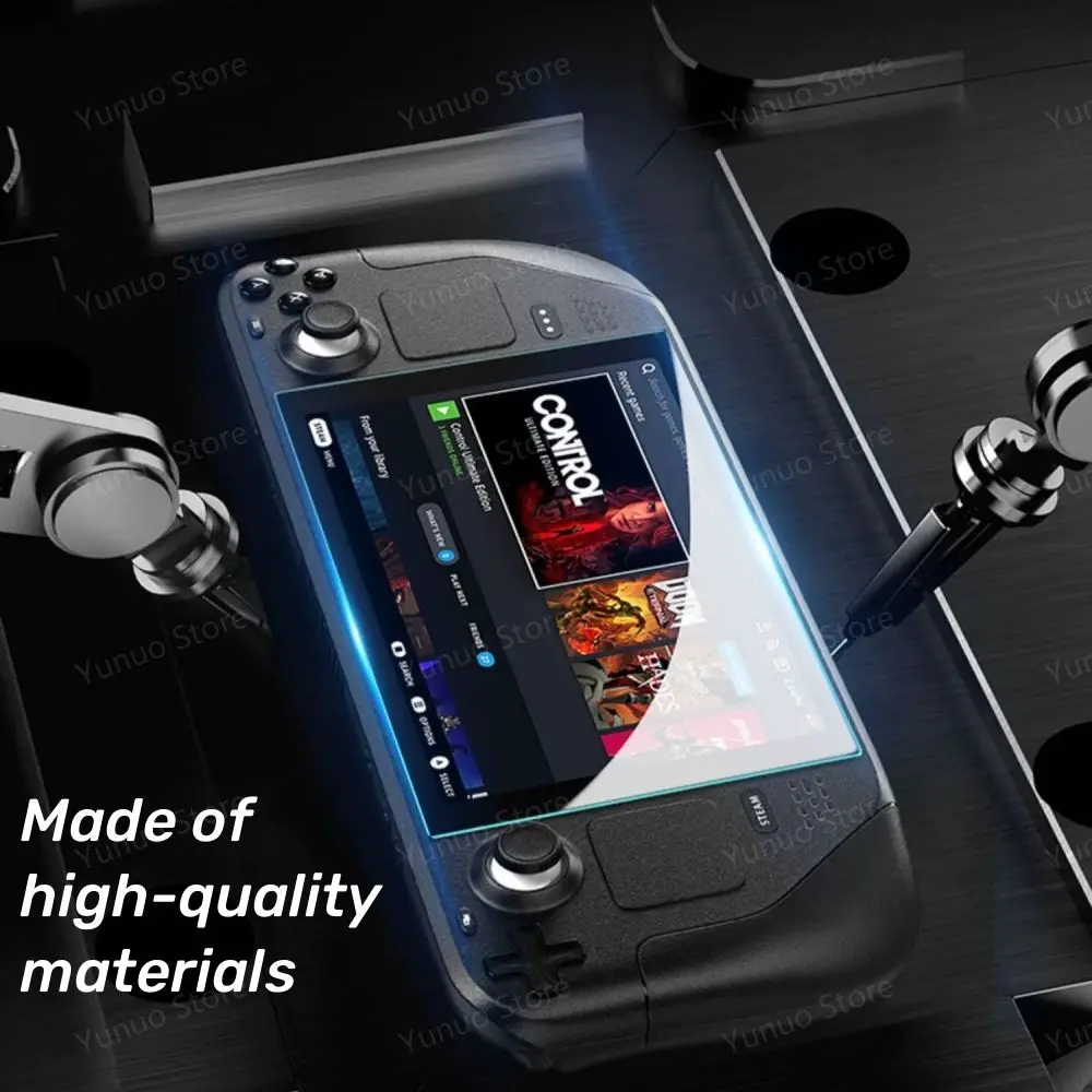 2Pcs Tempered Glass For Steam Deck OLED Transparent Protective Glass Anti Scratch Screen Protector For Steam Deck Accessories image 3