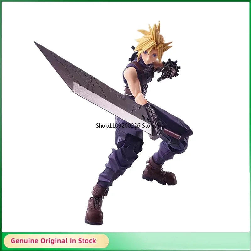 Original SQUARE ENIX BRING ARTS Cloud Strife Final Fantasy VII Action Figure Active Joints Model Hobbies Collectibles Gift