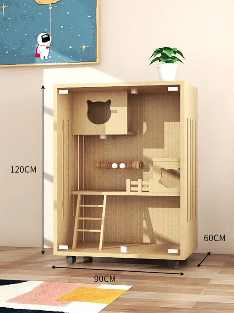 Environmental Protection Solid Wood  Cabinet  Villa  Nest tery  House Luxury Oversized Panoramic  Room