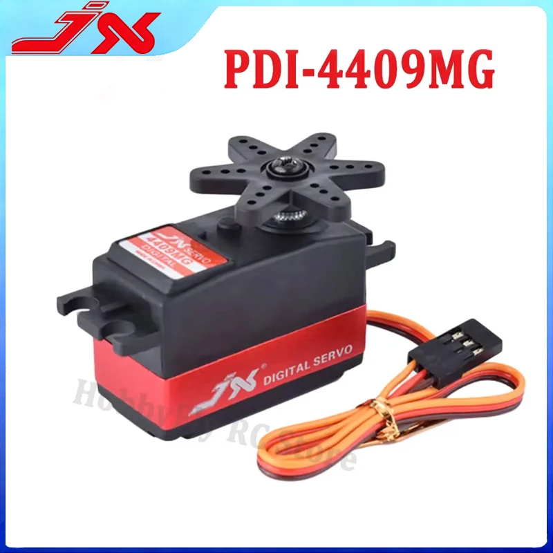 

JX Servo PDI-4409MG 9KG High Torque Digital Servo Metal Gear for 1/8 1/10 RC Car Truck FPV Drone Upgrade Parts