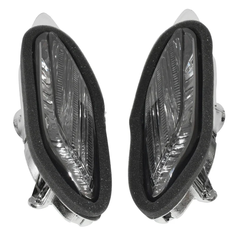 WAASE Front Turn Signals Blinker Indicator Winkers Light Housing Lenses For Honda ST1300 2002 2003 2004 2005 2006 2007 2008-2012