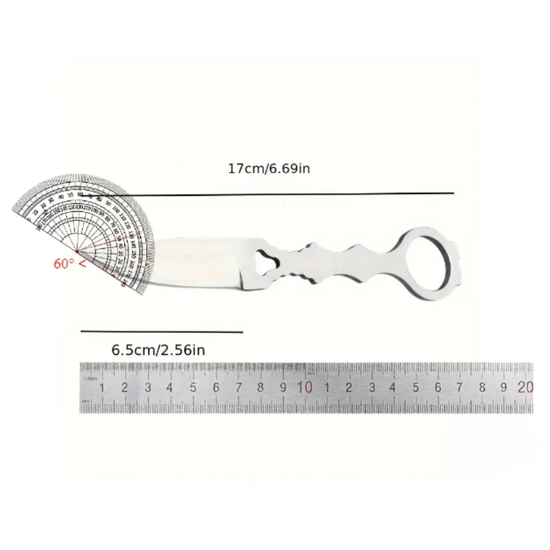 Outdoor survival, butterfly small straight knife fruit EDC portable self-defense high hardness