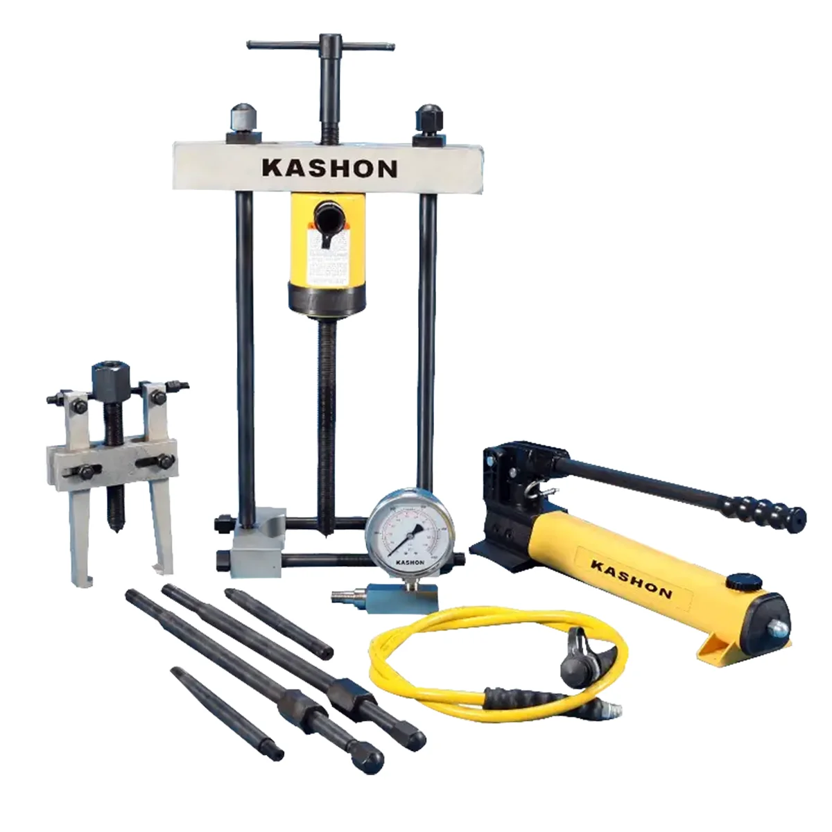 50 Ton BHP Series Hydraulic Puller Set Crossing Bearing Puller Set Remove Bearings Kit Bearing Puller Separator Tool