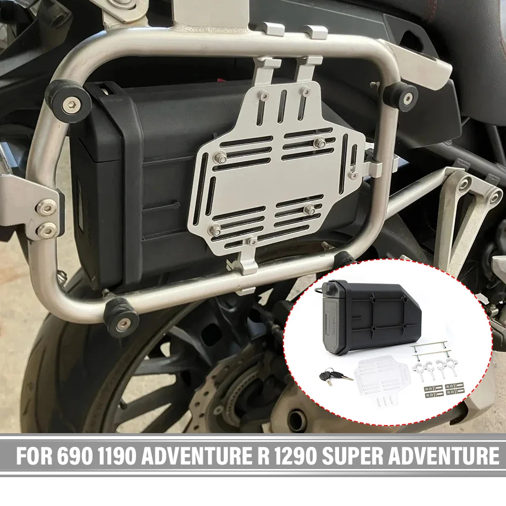 

Для 690 1190 Adventure R 1290 Super Adventure 990 950 Adventure Ящик для инструментов для мотоцикла Ящик для инструментов Водонепроницаемый боковой декоративный ящик