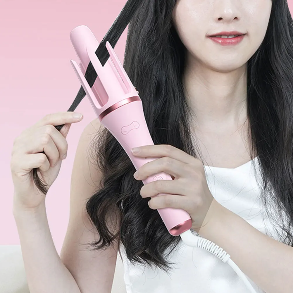 

Automatic Hair Curler with Smart Chip Technology for Effortless Styling Portable Heat Adjustable Curling Iron for Home and